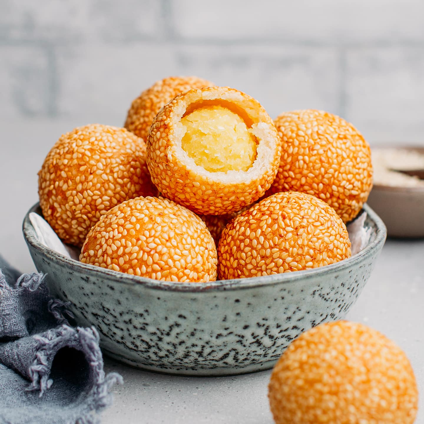 White Bean Sesame Ball